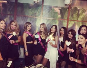 Deema Bayyaa Instagram - She said YES 💑💍 @lana.aljundi @adel_dagher 
God bless you both with health,wealth and happiness 😘😘
#deemabayyaa #bachelorette #party #ladies #fun #love 
#ديما_بياعة #لانا_الجندي #حفلة #توديع_عزوبيه #حب #حياة 
@dima.aljundi @daliajundi @yarajundi @mida_midz
