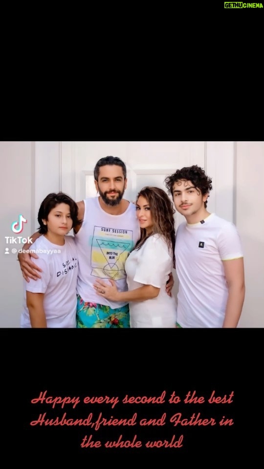 Deema Bayyaa - 32.8K Likes - @ahmadalhelo11 

Thank you for being with us for the past 9 years and more to come inshalah ❤️
I wouldn’t have made it without you
We raised the kids together  and you loved them unconditionally  and taught them how to become the best men in the world 🌎 

People will always judge and talk bad and I really don’t care 🤷🏻‍♀️ 
Because simply what matters is our home 
And the love we have and share ❤️❤️❤️

We Love you 

#deemabayyaa #fathersday #family #love #morocco #syria 
#ديما_بياعة #حب #زوج