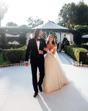 Delta Goodrem Instagram - June 2025, Husband and Wife. 🫶🏻
It was more magical than we both could have dreamed. We said I do under the Maltese skies in a family fairytale wedding brought to life by so many angels surrounding us. We are holding on to every memory from that moment, the love, the laughter, the happy tears and dancing till the sun came up.
We can’t wait to come back to Australia and celebrate as Mr & Mrs.
Love, Delta & Matthew xx
Our formidable powerhouse wedding planner @sarahyoungevents
The week of love and light from our dear friends @thisiswonderevents
Our home away from home in Malta at the spectacular @phoeniciamalta Hotel with our Australian @robynjoypratt and the phenomenal team (More photos to come from this heavenly place)
The dress of my dreams made with so much love from the one and only @paolo_sebastian Couldn’t have imagined anything more and i can’t wait to share the dress’ journey with you.
Jewellery that brought an extra sparkle to every magical moment of the week and our story together. @antonjewellery
My sparkling reception dress and party dress - (photos soon)… from my darling trusted beyond talented friend and collaborator @conilio.official
My beautiful stylist @meggysmithstylist flying around the world creating moments together to make sure it all came together!
Hair and makeup my one and onlys @michael_brennan and @nonismithmakeup
And my girl @miamakeup for my bridesmaids
Our incredible photographers @mattporteous and @becky_lee_brun and videographers @willjackdp @aird_official
And our family flying around the world to be there 🫶🏻