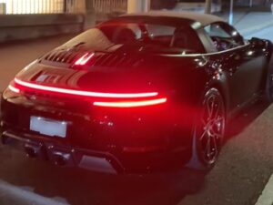 Delta Goodrem Instagram - So happy being back to my 🖤 - Date night done right in the 911 Targa 4 GTS @porscheaus #partner