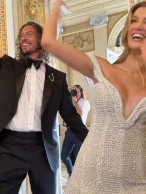 Delta Goodrem Instagram - And after the church bells rang, we entered a palace for a magical reception ⚜️ My darling @conilio.official created both gowns which were perfect for the celebrations. Only Con with his designs can make me feel like a princess but make sense of me entering the ballroom to ACDC’s Thunderstruck and being the last one to leave the dance floor in morning hours. Of course accompanied by diamond queen @antonjewellery 💎💛The joy of the day is a feeling i can’t explain! Thank you to all celebrating with us, for all the surprise performances, speeches and dance routines. Thank you Master Of Ceremonies to the stars @richardwilkins you are so special. @palazzoparisio the dream venue. @sarahyoungevents and @thisiswonderevents the dream teams. To musicians, staff, everyone working so hard -you created our favourite memories for a lifetime. Photography @mattporteous @becky_lee_brun Videography @willjackdp @aird_official 💯