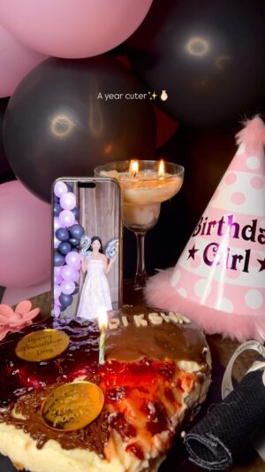 Diksha Bhatia Instagram - Still sweet, just no longer 16💗🤭✨

[ birthday aesthetic , birthday girl , cute setup , grateful ]

#reelsinstagram #birthday #birthdaygirl #26thbirthday #birthdaydress #pink #birthdayaesthetic #explore #cakeideas #candle #transition #trending #viralreels #gratitude