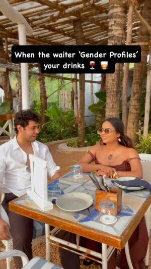 Diksha Choudhary Instagram - Oops Can’t a girl have whiskey 🥃 😂
.
.
#reelsofinstagram #reelsi̇nstagram #couple #comedy #vacation #party #food #reels