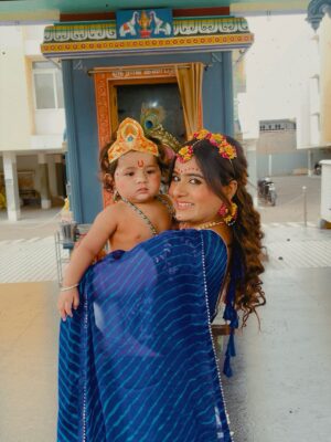 Diksha Choudhary Instagram - Happy Janmashtami 🦚❤️
.
.
.
.
#janmashtami #krishna #explore #fyp