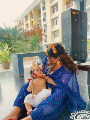 Diksha Choudhary Instagram - Happy Janmashtami 🦚❤️
.
.
.
.
#janmashtami #krishna #explore #fyp