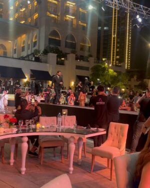 Dima Al Jundi Instagram - من حفل #ضيافة @diafaofficial بالأمس
و تكريم النجم و الصديق الغالي #ناصيف_زيتون💡 @nassifzeytoun
- و من فرحتي بناصيف خربطت بالحكي 😂🤭
شكرا لكل من اعتنى بإطلالتي 😘🙏🏼
-
Stylist by @styled_by_kal
Dress by @saiidkobeisy
Jewelry by @damasjewellery
Makeup by @amorimakeup
Hairstyle by @osamahairstylist
Photos by @abdullahrammal
-
#dima_aljundi #uae #dubai #mydubai #explore #diafa #redcarpet #awards #celebrity #events #glamour #emirates #ديمة_الجندي #بالأحلام