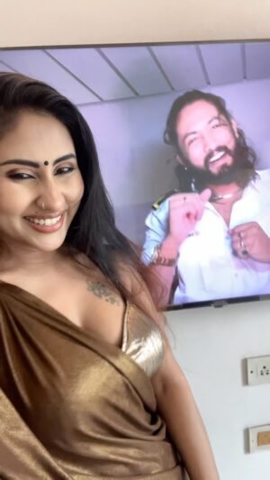 Dimple Paul Instagram - Distance couldn’t stop us from making this video ♥️
I miss u @kanishk_205 😭

#pricetag #smile #trending #explore #viral #reels #love #dimplepaul #kanishkbhatt