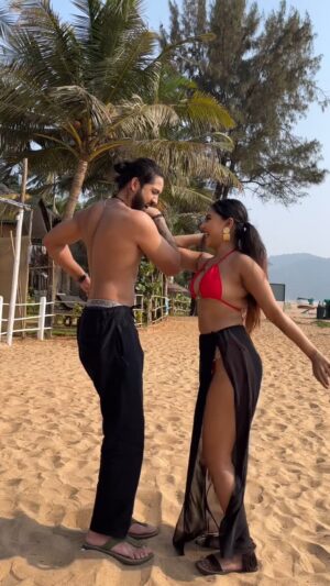 Dimple Paul Instagram - Hey You! Will you be my Valentine? ♥️ 

#kanishkanddimple #love #valentine #couple #reels #trending #viral