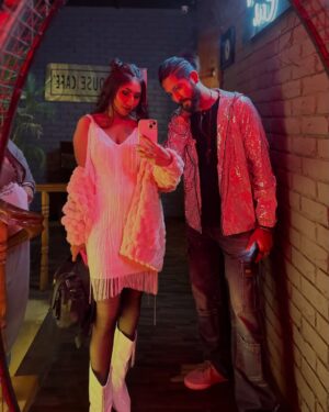 Dimple Paul Instagram - So, lemme raise a toast 🥂
To the guy i love the most ____ @kanishk_205 ♥️
Bdayyyy hai 😍 the last picture is my personal favourite 😘
#birthday #love #kanishkbhatt