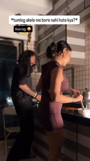 Dimple Paul Instagram - ♥️🍳🧑‍🍳 🧿  #couplegoals #couplevideo #romantic #trending #love #viral