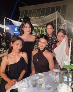 Dinda Kirana Instagram - A night of love, lights, and laughter celebrating the beautiful wedding of our dearest friend. Grateful for these golden souls and fleeting memories that shine brighter than jewels šŖ½āØ