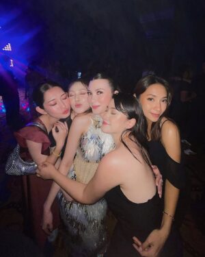 Dinda Kirana Instagram - A night of love, lights, and laughter celebrating the beautiful wedding of our dearest friend. Grateful for these golden souls and fleeting memories that shine brighter than jewels šŖ½āØ