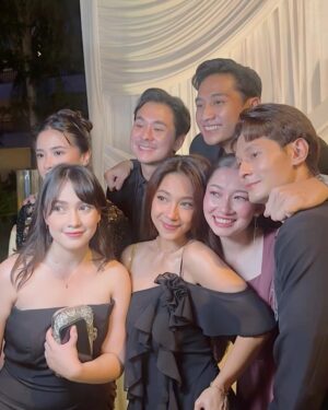 Dinda Kirana Instagram - A night of love, lights, and laughter celebrating the beautiful wedding of our dearest friend. Grateful for these golden souls and fleeting memories that shine brighter than jewels šŖ½āØ