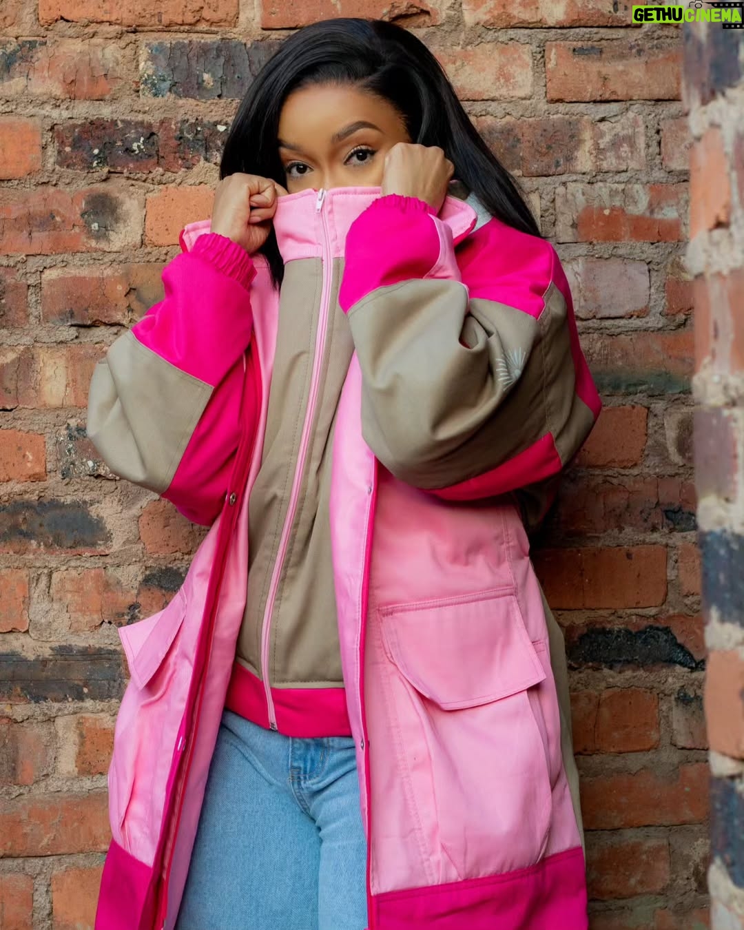 Dineo Langa - 50.4K Likes - The snow must never catch us off guard again!!! 🥶🥶🥶

Two new colourways and some new details for our @portoflng Multi-Colour Double Bomber Jacket. 

Tough. Cold. A Need!!!

🧥: Playful Pink Multi-Colour Bomber & No Shades Of Grey Multi-Colour - @portoflng
📸: @by_memmi