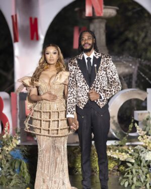 Dineo Langa Instagram - Lord & Lady Langa... 😍
I love how this guy indulges my romantic & whimsical moments. Ngisasho namanje, best Husband emhlabeni.
Suit & Dress: @portoflng
Glam: @preciousxabamakeup @hlayisani.cm
📸: @handsomeofficialstudios_ig