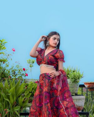 Dipika Rana Instagram - ❤️ Beautiful Lehenga From :- @the_style_hub14
📷Photo edit, by :- @work_by_vortex
#newpost #feed #dipikarana