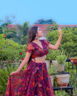 Dipika Rana Instagram - ❤️ Beautiful Lehenga From :- @the_style_hub14
📷Photo edit, by :- @work_by_vortex
#newpost #feed #dipikarana