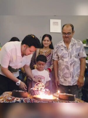 Divya Chanana Instagram - Birthday Done Right with Right People❤️💥 
.
.
.
.
.
.
.
.
#birthday #couple #newlywed #lovelife #marriage #celebration #birthdayvibes❤️ #divya #hrishav #goodvibes #dishav