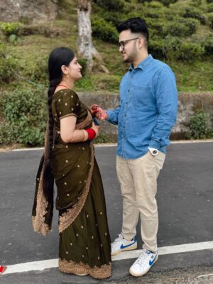 Divya Chanana Instagram - My Heart Belongs To You ❤️
.
.
.
.
.
.
.
.
.

#newlywed #lovelife #marriage #lovelife #marrigevibes❤️ #divya #hrishav #dishav #goodvibes