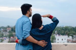 Divya Chanana Instagram - Wherever I See, I See You ❤️🧿 @divya_chanana 
.
.
.
.
.
.
.
.
.
.
#marraige #newlywed #marraigevibes♥️ #lovelife #love #divya #hrishav #dishav #mountains #goodvibes