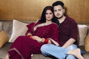 Divya Chanana Instagram - 3rd Photo is What We Really are 🤣❤️🧿
.
.
.
.
.
.
.
.
#marraige #newlyweds #marraigevibes♥️ #lovelife #love #divya #hrishav #dishav #goodvibes