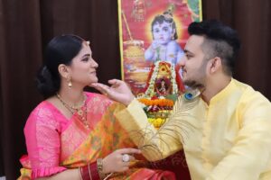 Divya Chanana Instagram - Radhe Radhe ❤️
.
.
.
.
.
.
.
.
.
.
#couple #radharani #radhakrishna #janmastamispecial❤️ #janmashtami #divya #dishav #hrishav #newlywed