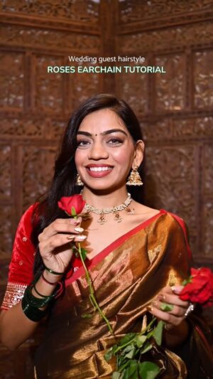 Dixita Patel Instagram - Wedding guest hairstyle š¹āØ
.
.
Jewellry - @ishhaara .
.
.
.
.
#wedding #guest #hairstyle #hair #hairgoals #festive #ethnic #desi #hairstyles #hairgoals #earchain #festive #ethnic #festivevibes⨠#hairinspo #trending #viral #hairlove #braid #braidinspo #braids #earchains