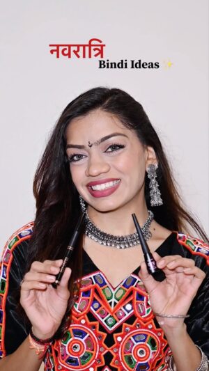 Dixita Patel Instagram - Navratri bindi ideas šø
.
.
Jewellery - @chan_chan_by_akanksha
Comment for link š
.
.
.
#marscosmetics #eyeliner #navratri #navratri2025 #navratrilookā¤ļø #bindi #eyeliners #tutorial #gujarati #trending #viral #eyelinertutorial #garba #navratrispecial #style #desi #reel #reelsinstagram