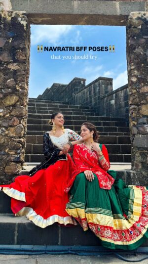 Dixita Patel Instagram - Tag your BFF šÆāāļø ā¤ļø
.
.
Jewellery from - @ishhaara š«¶š»š
.
.
Sharing a few easy pose ideas that you can try with your BFF the next time you are in the mood for some cute pictures š«¶š»š
Let us know your favourite pose idea and save this for later šš!!
.
#bestie #bestfriend #bestfriends #friend #pose #poses #posesforpictures #photography #photos #photo #photograph #howtopose #poseing #tip #pictip #reel #reels #reelitfeelit #feelkaroreelkaro #explore #feature #posingtips #lehenga #choli #lehengacholi #gujarati #navratri