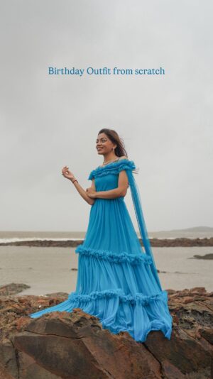 Dixita Patel Instagram - MY BIRTHDAY OUTFIT FROM SCRATCH š¦š«¶š»š§æ
.
.
.
Jewellery - @ishhaara šāØ
.
.
#outfitfromscratch #gown #birthdayoutfit #birthdaygirl #selfstichedoutfit #outfitoftheday #reels #birthday
#explore #trending #viral #birthdaydress #dress #gown #blue