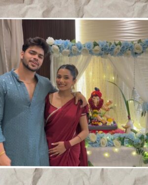 Doll Daundkar Instagram - || गजानना गजानना पार्वतीनंदन गजानना विघ्न विनाशक एकदंताय गौरीपुत्रा गजानना || 🌺✨