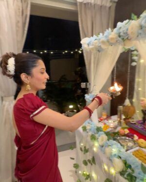 Doll Daundkar Instagram - || गजानना गजानना पार्वतीनंदन गजानना विघ्न विनाशक एकदंताय गौरीपुत्रा गजानना || 🌺✨