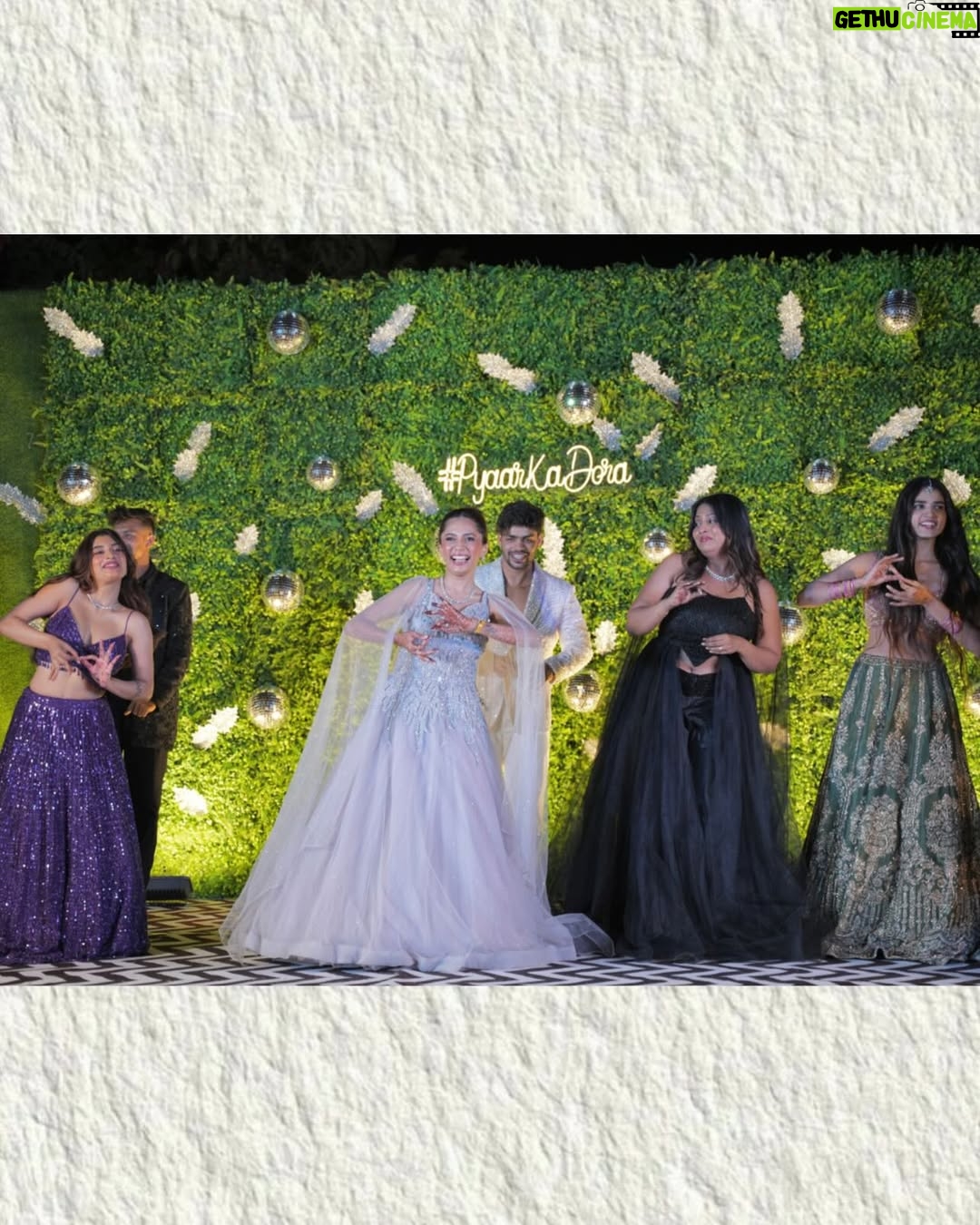 Doll Daundkar - 78.9K Likes - Sangeet Night To Remember 🎶
“Lights, camera, dance! 💃✨ Our sangeet wasn’t just a celebration, it was a full-blown Bollywood blockbuster with love, laughter, and nonstop vibes! 🎤🔥 

#DoraPyaarKa

Planner @mywedzy 
📸 @vb_bagde_mr.photographer