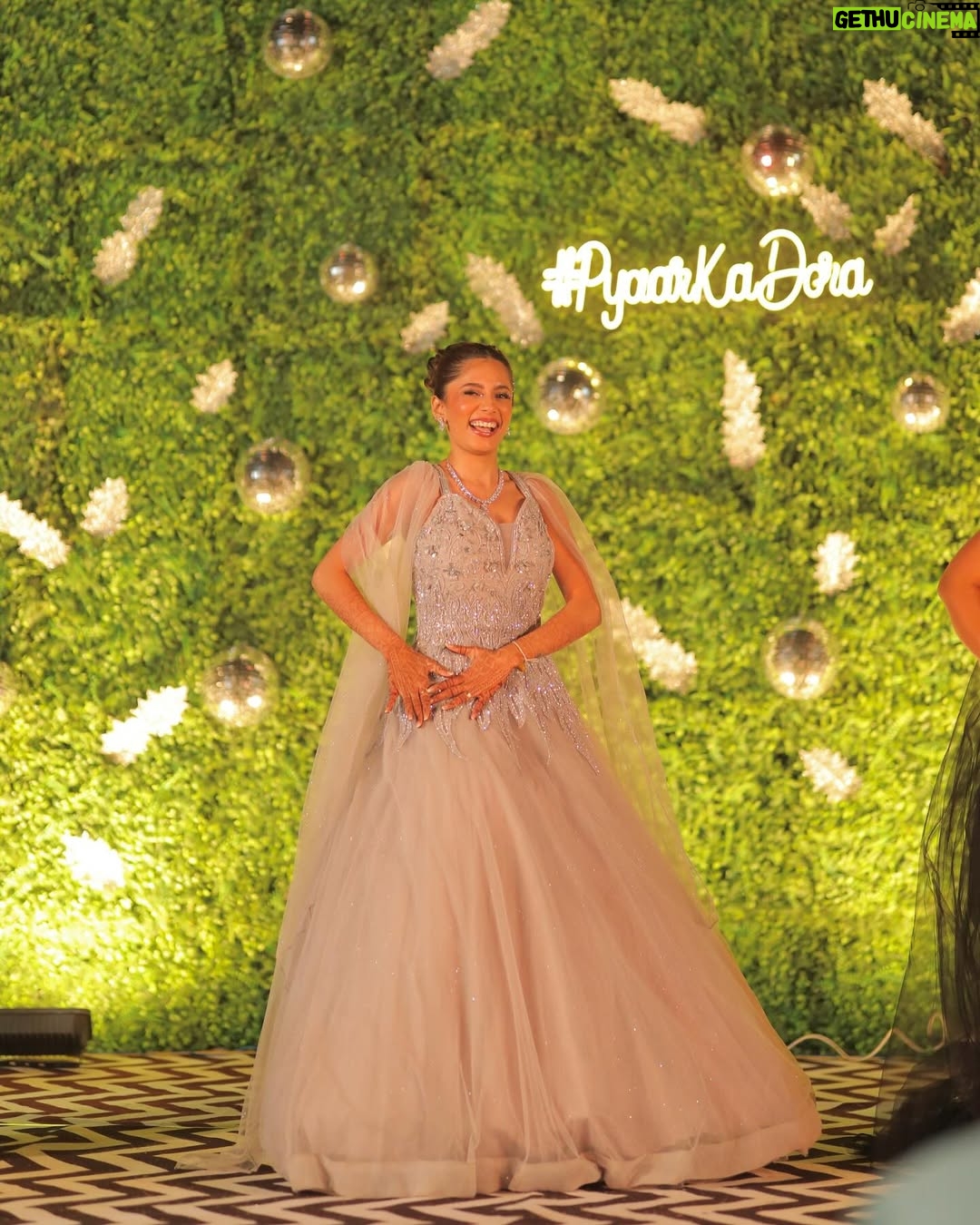 Doll Daundkar - 78.9K Likes - Sangeet Night To Remember 🎶
“Lights, camera, dance! 💃✨ Our sangeet wasn’t just a celebration, it was a full-blown Bollywood blockbuster with love, laughter, and nonstop vibes! 🎤🔥 

#DoraPyaarKa

Planner @mywedzy 
📸 @vb_bagde_mr.photographer