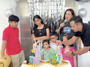 Dynas Mokhtar Instagram - Celebrating Khyra, Qaish, Obil & Oliss ā the lights of my life. One big party for all my little hearts šā¤ļø
