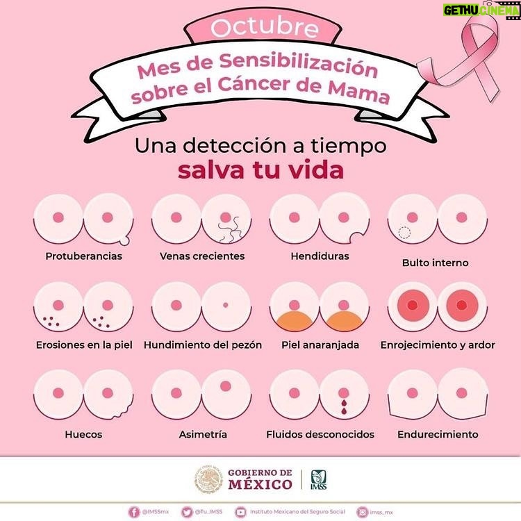 Edith González - 43.4K Likes - “… el mundo no se acaba con el cáncer y aunque se acabe, hasta el último suspiro hay que vivirlo con amor.” -Edith González 📸📸 @lazomargain 
#octubrerosa #cancerdemama #edithgonzález #prevenvioncancerdemama