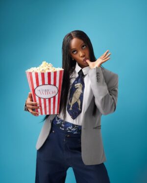 Efe Irele Instagram - Let’s feast !!! 🍿
My Mother Is a Witch’ is now showing on www.kava.tv @kava.tv 🥳🥳
Photo- @Koal_worldbackup
Creative director and stylist - @anniet.e of @exqueze__me_
Pants - @brutt_force__
#MyMotherIsAWitch #MMIAW #kava