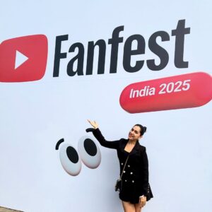 Ekta Varma Instagram - ✨ I attended an amazing YouTube event where I got to meet old friends and make new ones. It was so much fun, with great entertainment throughout! Looking forward to more such events—grateful to be a part of it. 💫 

@youtubefanfest
