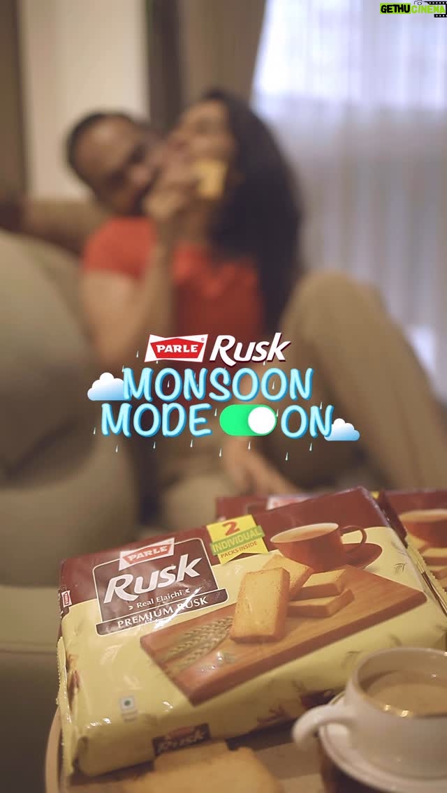 Ekta Varma - 3 Likes - This monsoon, all I needed was some time with my love—and my Parle Rusk.
The aroma, the crunch, the warmth… it felt like a cozy hug in the rain. 

How are you going to switch your #MonsoonModeOn?
#monsoonfeels #youandmeforever #couples #wetime #momentsforreal #lovenature
