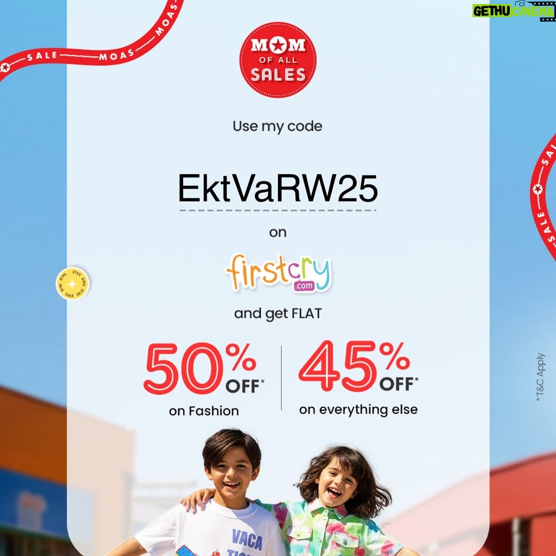 Ekta Varma - 3 Likes - #collaboration with @FirstcryIndia 

When you’re planning to shop in bulk and still want great discounts, Firstcry is the perfect platform for you! Whether it’s stylish outfits or essential products for your child, you’ll find everything at amazing prices. Don’t forget to use my code > 
EktVaRW25
for extra savings!

#MomOfAllSalesJul25 #MomOfAllSales25 #MOASJuly25 #FussNowAtFirstcry #FirstcryIndia #Firstcry #FirstcrySale