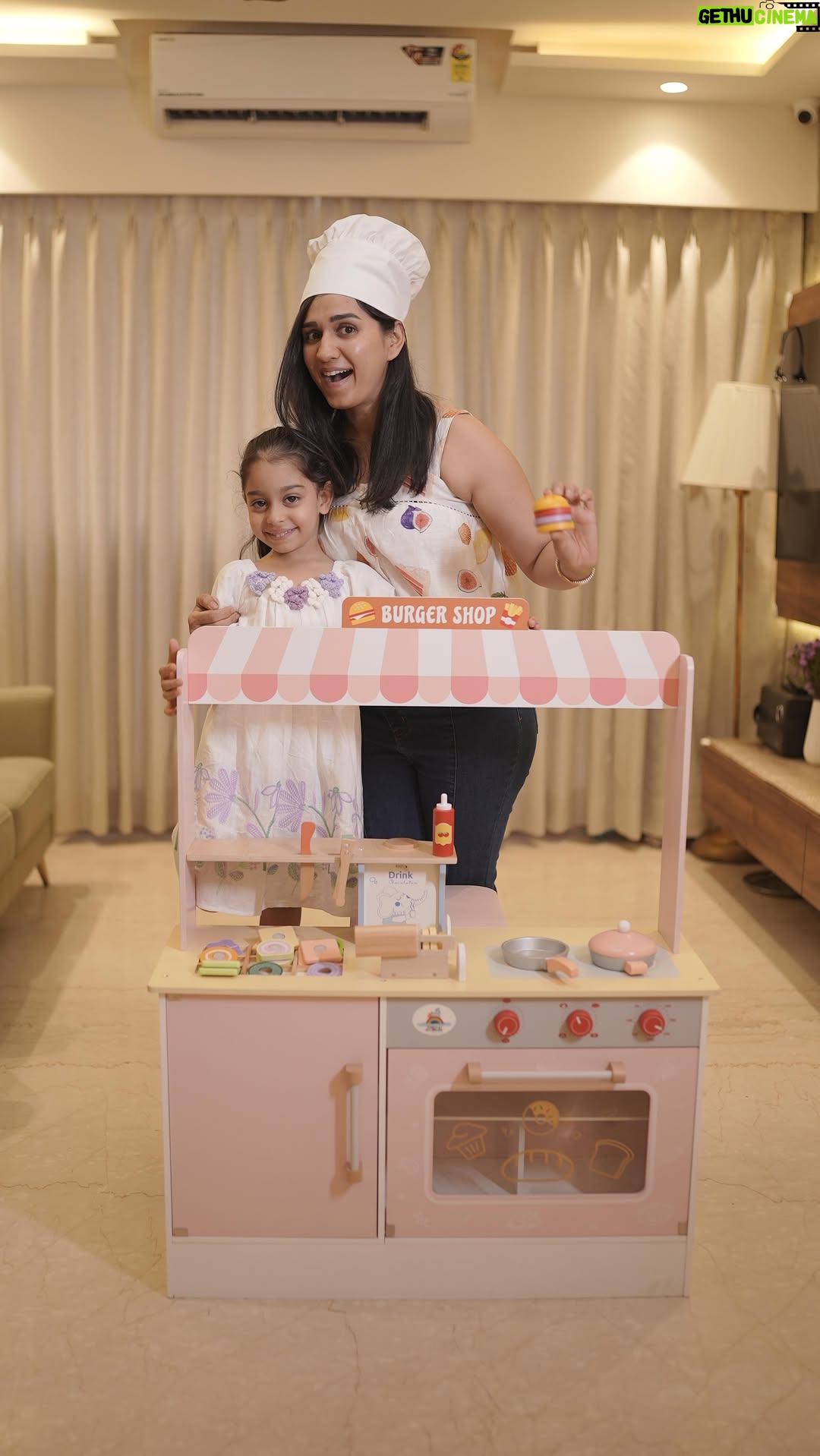 Ekta Varma - 3 Likes - I really wanted to get a kitchen set for my daughter, but she had her heart set on a burger farm playset—which was quite hard to find, especially one with good-quality wood. Then I discovered this brand @edusparktoys and was amazed by the options they offered!

✨ Eduspark Toys has launched a fantastic new collection—definitely worth checking out!

@mommy_mode_on 
#kidswoodentoys #kidsroomdecor #kidsdecor #woodenkitchen #motorskills #kidsactivities #kidsinthekitchen #burgerfarm
