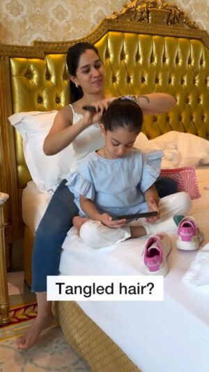 Ekta Varma Instagram - A little secret passed from one mother to the next. And now, I’m sharing it with all moms. 

 Not an Ad —just an honest review from a mom who wants her daughter to have beautiful hair, so one day, she’ll look back and thank me for it.
 

@cantubeauty 

#noAD #honestreview #beautifulhairstyle #healthyhair #kidsproducts #kidshairstyles