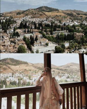 Elfira Loy Instagram - tak sangka dah sampai jugak Alhambra palace dekat Granada Spain ni. Sangatlah besar dan luas ya tempat ni . Setiap ceruk walls tu ada seni seni yang sangat sangat cantik dan Alhamdulillah sampai sekarang we still can witness sebab dulu masa christian take over diorang cuma cover dengan permaidani tapi ada juga belah atas yang diorang hapuskan jugak. Reason why diorang tak padam je kalimah alquran tu? sebab they dont understand tapi diorang rasa " seni ukiran " tu cantik.