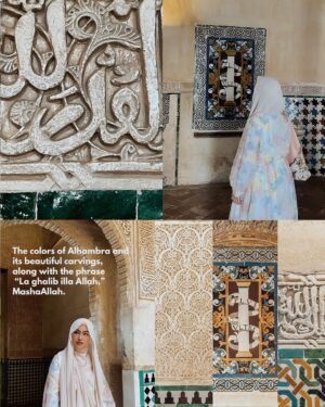 Elfira Loy Instagram - tak sangka dah sampai jugak Alhambra palace dekat Granada Spain ni. Sangatlah besar dan luas ya tempat ni . Setiap ceruk walls tu ada seni seni yang sangat sangat cantik dan Alhamdulillah sampai sekarang we still can witness sebab dulu masa christian take over diorang cuma cover dengan permaidani tapi ada juga belah atas yang diorang hapuskan jugak. Reason why diorang tak padam je kalimah alquran tu? sebab they dont understand tapi diorang rasa " seni ukiran " tu cantik.