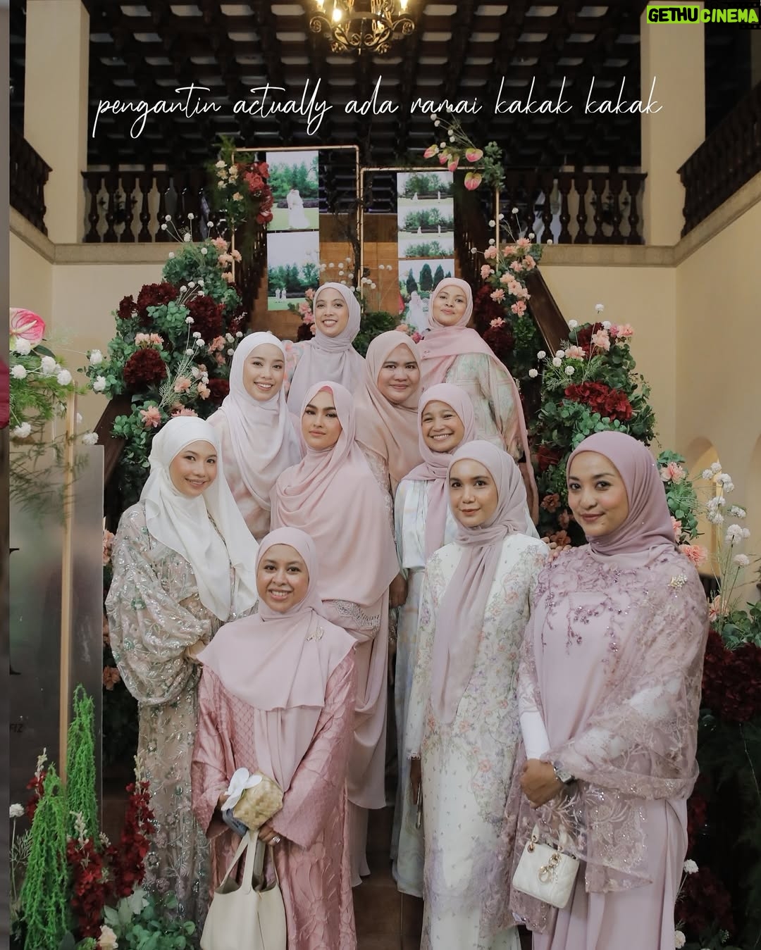 Elfira Loy - 74.9K Likes - Still battling jet lag and migraine episodes since the flight to Spain, but I had to put all that aside for my sister’s special day.

Running on just 1.5 hours of sleep, and lots of “Kakak, rasa yang ni kot,” “Kakcik kena macam ni,” “Yang ni dah ke, yang tu?” and of course, “Tulah taknak dengar cakap kakak!” hehe

Finally, yesterday was the day. #LisafoundherHafiz 

Thank you so much to everyone who came and shared in our joy. I hope you left with happy memories, and I humbly ask that you slip in a prayer or two for my sister’s new journey. If there was anything lacking, please forgive me 🙏🏻being tuan rumah is never easy, but every effort was made with love.

May the laughter and warmth from yesterday linger in our hearts, and may my sister’s days ahead be filled with blessings as beautiful as the love we all witnessed. Thank you for being part of our story. 🍒
