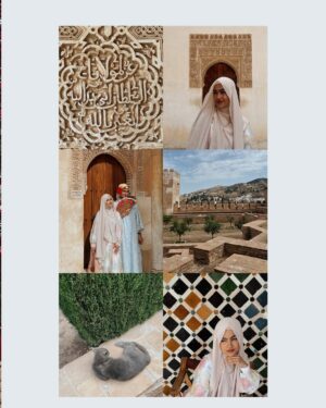Elfira Loy Instagram - tak sangka dah sampai jugak Alhambra palace dekat Granada Spain ni. Sangatlah besar dan luas ya tempat ni . Setiap ceruk walls tu ada seni seni yang sangat sangat cantik dan Alhamdulillah sampai sekarang we still can witness sebab dulu masa christian take over diorang cuma cover dengan permaidani tapi ada juga belah atas yang diorang hapuskan jugak. Reason why diorang tak padam je kalimah alquran tu? sebab they dont understand tapi diorang rasa " seni ukiran " tu cantik.