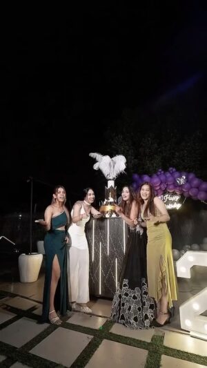 Eli Elina Instagram - 20th birthday ❤️🔥 @eli_allu
Dress _ @vastrachowk 🩷
#reeitfeelit #elielina #tredingreels #explorepage✨ #birthday #less