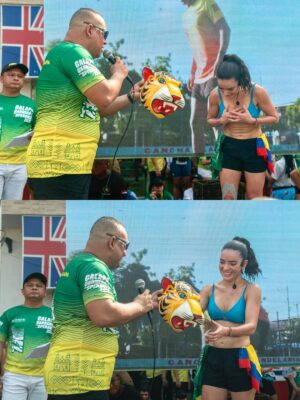 Elianis Garrido Instagram - Compartiendo lo que amo por donde quiera que vaya 🫶🏻 Bendito Dios por mi salud , por abrirme puertas y permitirme llegar a tantos lugares hermosos con alegría , bailando por la vida , llevando con mi @zumba un mensaje de salud , deporte y sana diversión !
Gracias Galapa querida 💚tierra de prosperidad , tierra de deporte !
Espero volver a bailar contigo .😍🫶🏻
Gracias a todo el equipo de la @alcaldiadegalapa por hacerme parte de esta versión de la #carreradelaesperanza 💚 y a su alcalde @fabianbonettberdugo por esta invitación tan linda.
Gracias compañero @addlayperez cuanto te admiro y te quiero !🧡