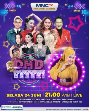 Elvy Sukaesih Instagram - 𝐊𝐄𝐌𝐁𝐀𝐋𝐈 𝐂𝐀𝐑𝐈 𝐁𝐈𝐍𝐓𝐀𝐍𝐆 𝐃𝐀𝐍𝐆𝐃𝐔𝐓 𝐋𝐀𝐍𝐆𝐒𝐔𝐍𝐆 🤩✨
Selalu ada yang spesial di DMD Panggung Rezeki! Cerita baru, kesempatan baru, dan hadiah luar biasa menanti. Bersama host @irfanhakim75 , Juri Bintang @inul.d , @denadaindonesia , @carendelano, Bintang Tamu Spesial @elvy_sukaesih & para biduan @kdi2020_wina , @vannyrizqi_ , @mayangsari.37 akan bikin panggung DMD bergoyang heboh. 💃🏻
Saksikan #DMDPanggungRezeki MALAM INI tayang pukul 21.00 WIB LIVE di MNCTV Rumahnya Dangdut & RCTI