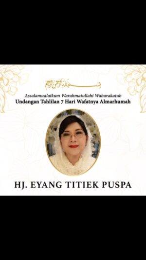 Elvy Sukaesih Instagram - Alhamdulillaah bisa hadir di acara Tahlil 7 hari wafatnya Allahyarham Hj. Titik Puspa, Semoga Alm. Eyang Titik dilapangkan kuburnya, di dalam maghfiroh ALLAH SWT, Aamiin yaa ROBBAL ALAAMIIIN, Alfatihah… 🤲🥹
Semoga keluarga yg ditinggalkan selalu dalam kesabaran dan keikhlasan, Aamiin
Bpk Handi n ibu Acin (Musica Record), fitria, Camelia Malik, Inul Daratista, Iis Dahlia, Lenna Sahara, Paramitha Rusadi, Uli Sigar Rusadi, Ustad Das’ad Latif 🙏